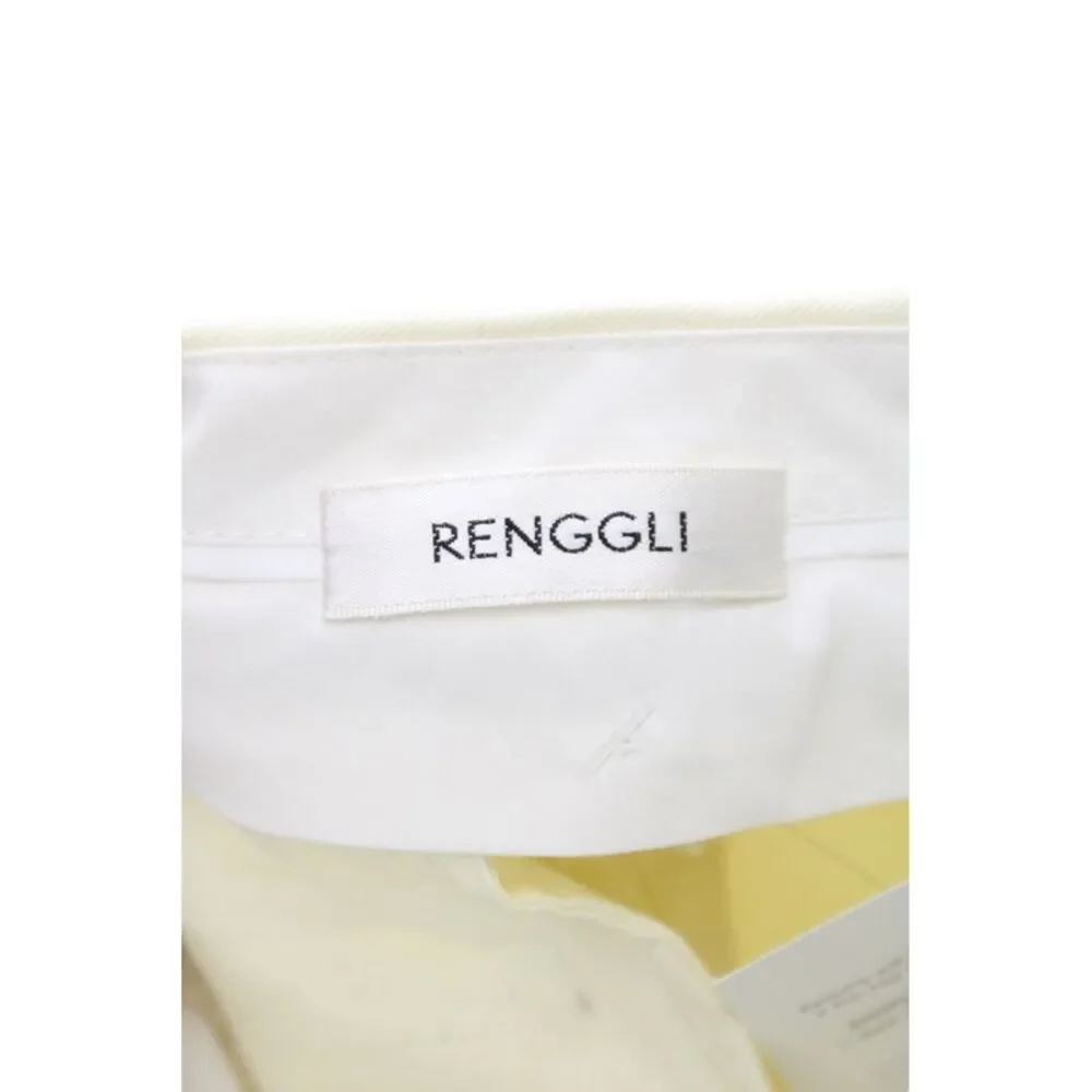 Renggli Womens Dress Pants Ivory 100% Cotton Size 6